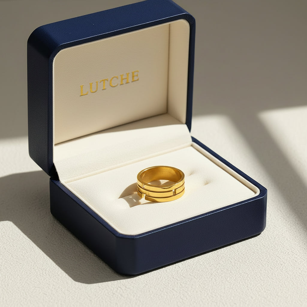 Minimalist Modern Band Ring