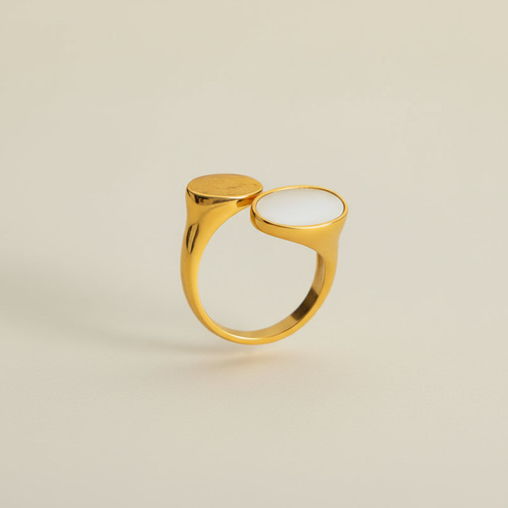 Mother of Pearl 1 Open Ring