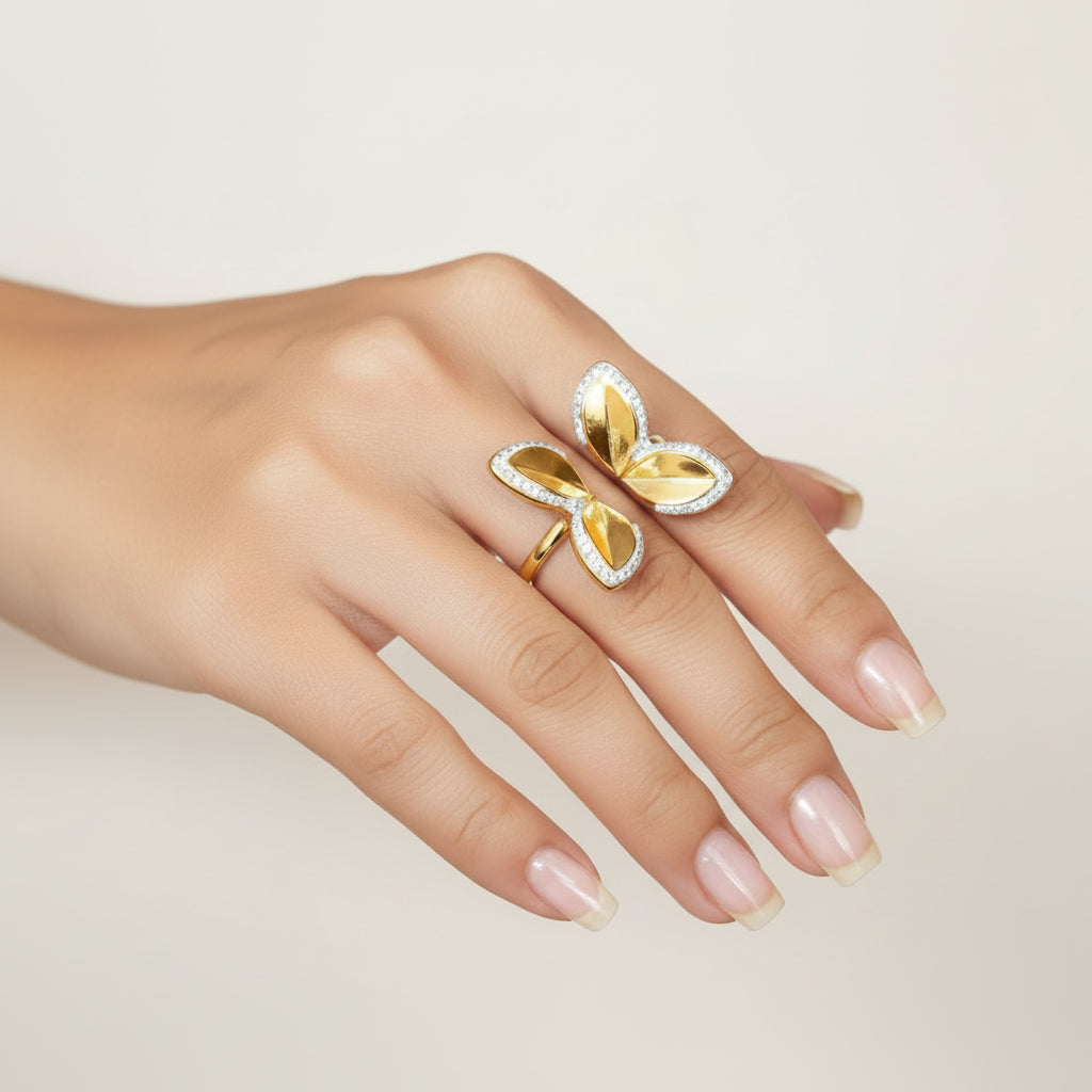 Butterfly Ring Zirconia