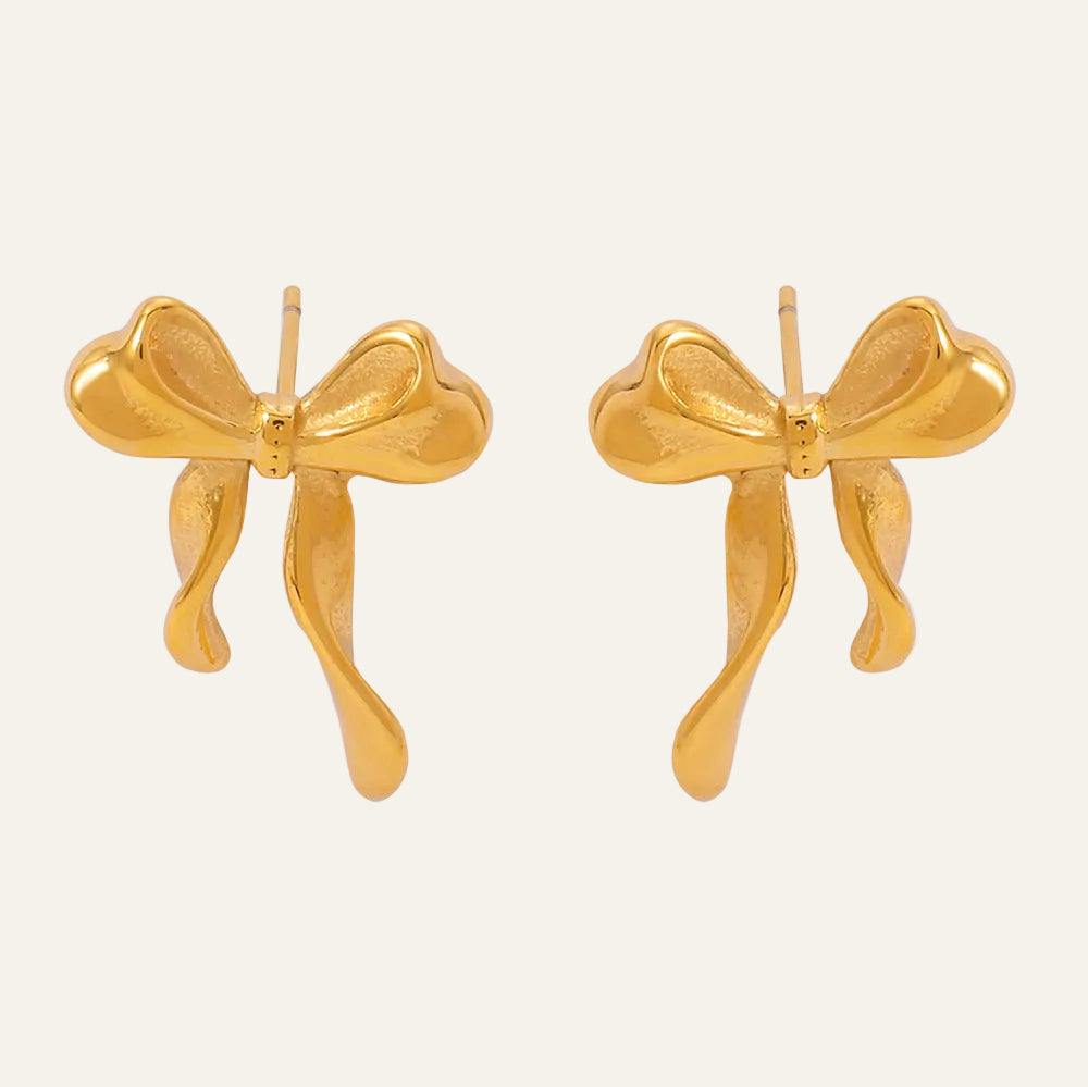 Sophisticate Bow Stud Earrings