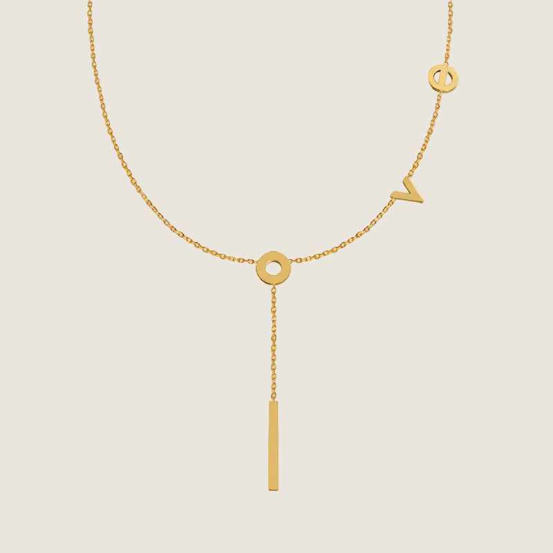 Y - Necklace Minimalist Accents