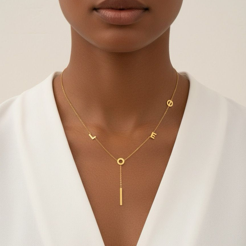 Y - Necklace Minimalist Accents
