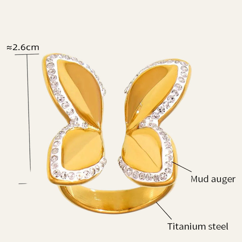 Butterfly Ring Zirconia