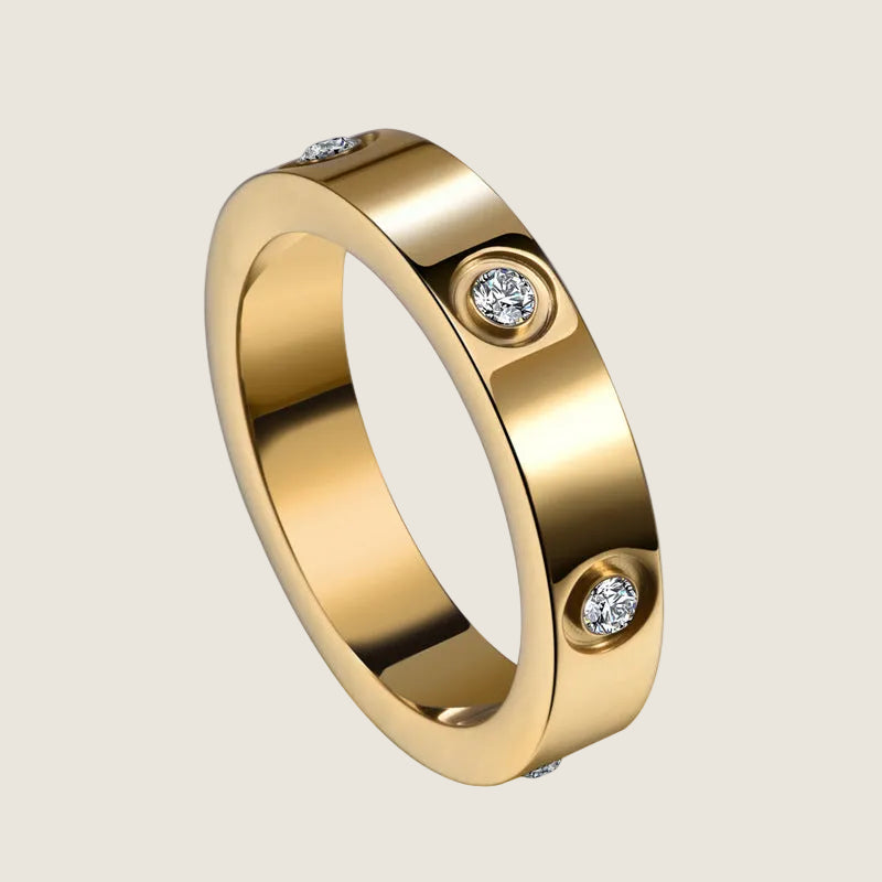 Gold & Silver Bangle & Ring Set