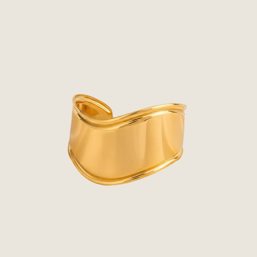 Sculptural Open Bangle