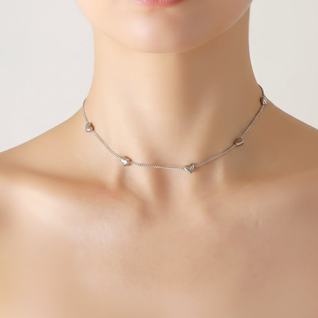 Heartline Necklace & Bracelet Set