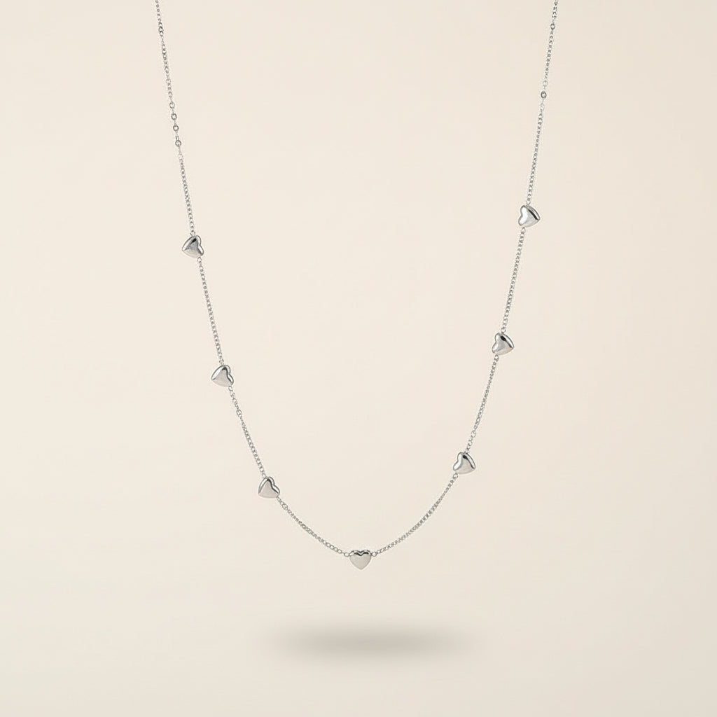 Heartline Necklace & Bracelet Set