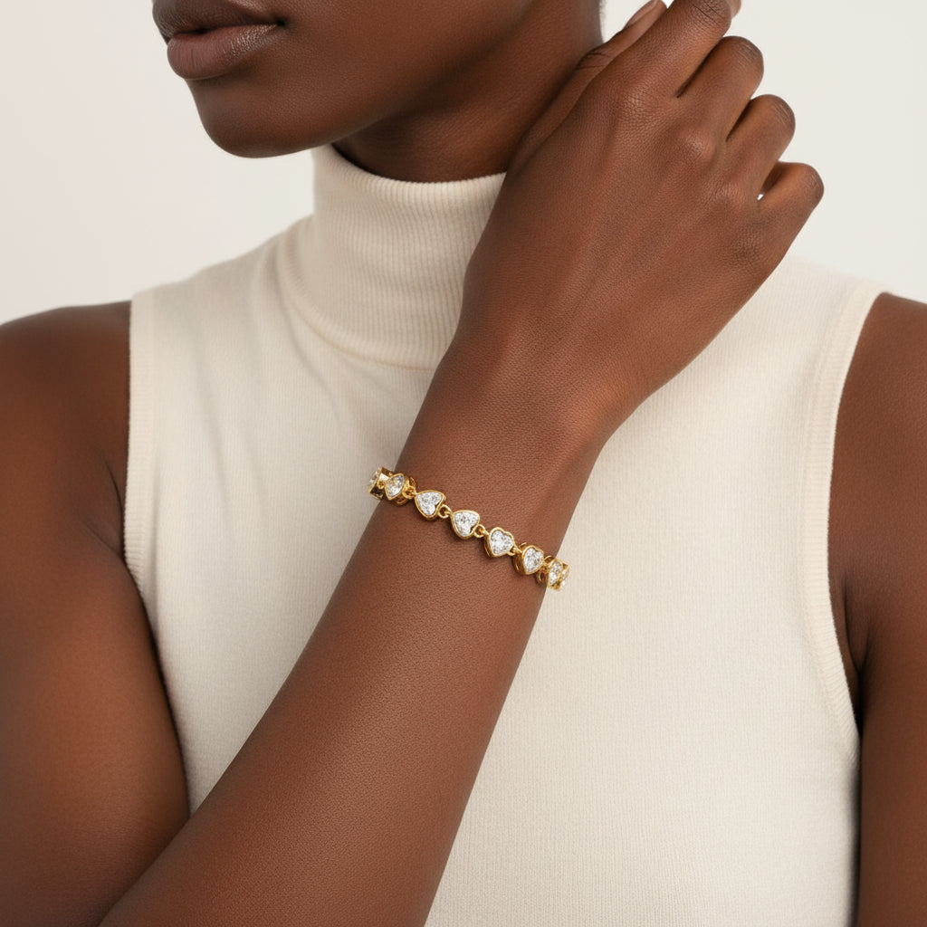 Seraphine Heart Bracelet