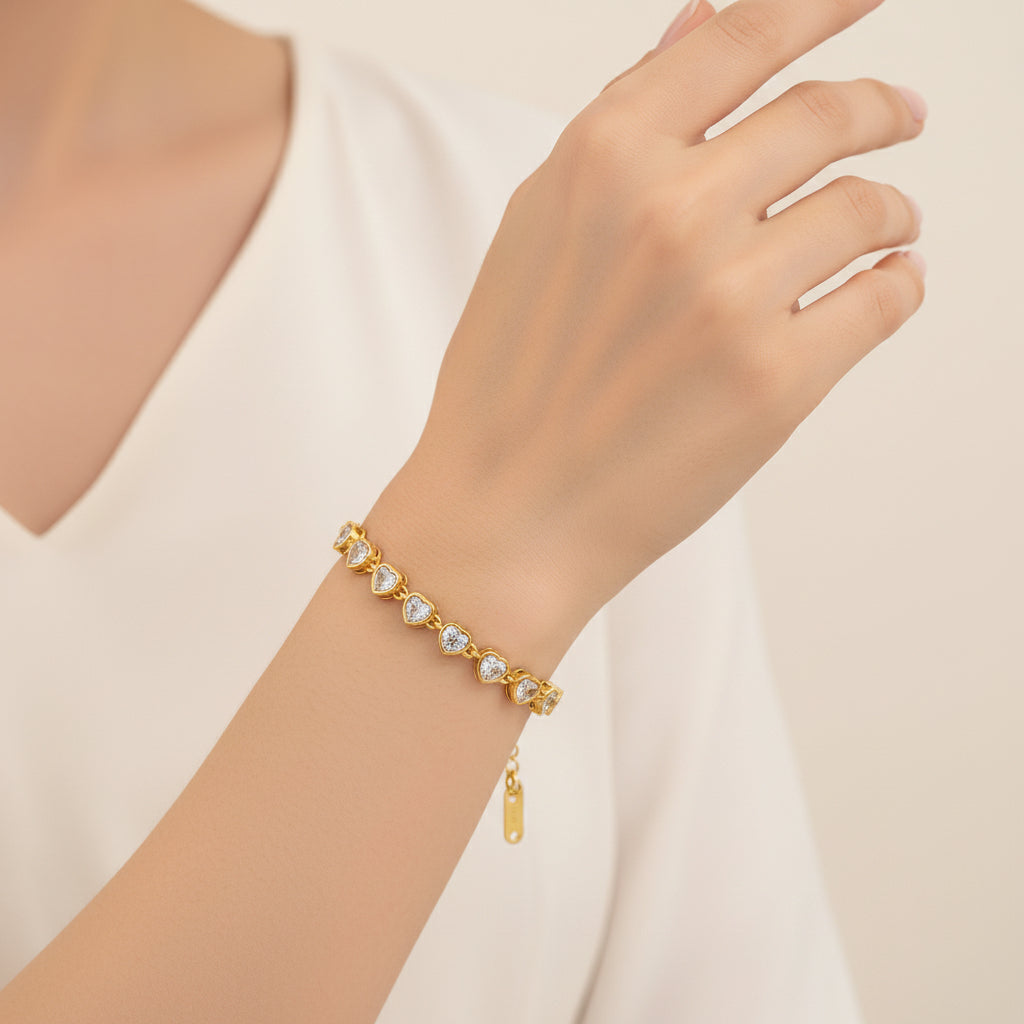 Heart Link Bracelet