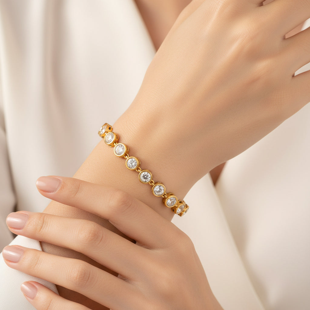 Celeste Tennis Bracelet