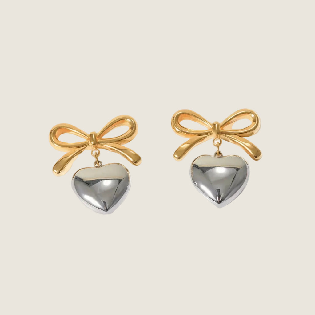 lutche-minimalist-earrings-bow-heart
