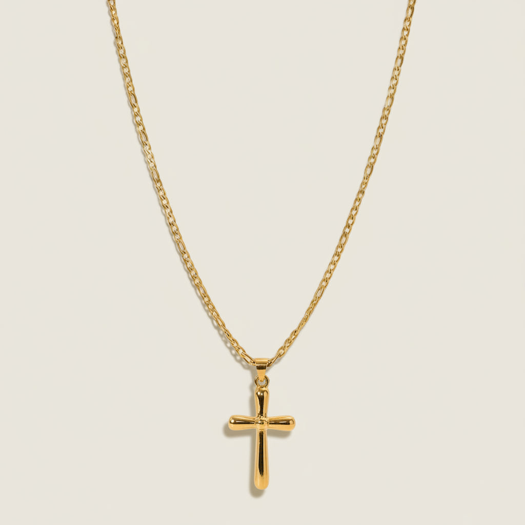 lutche-minimalist-necklace-cross-pendant