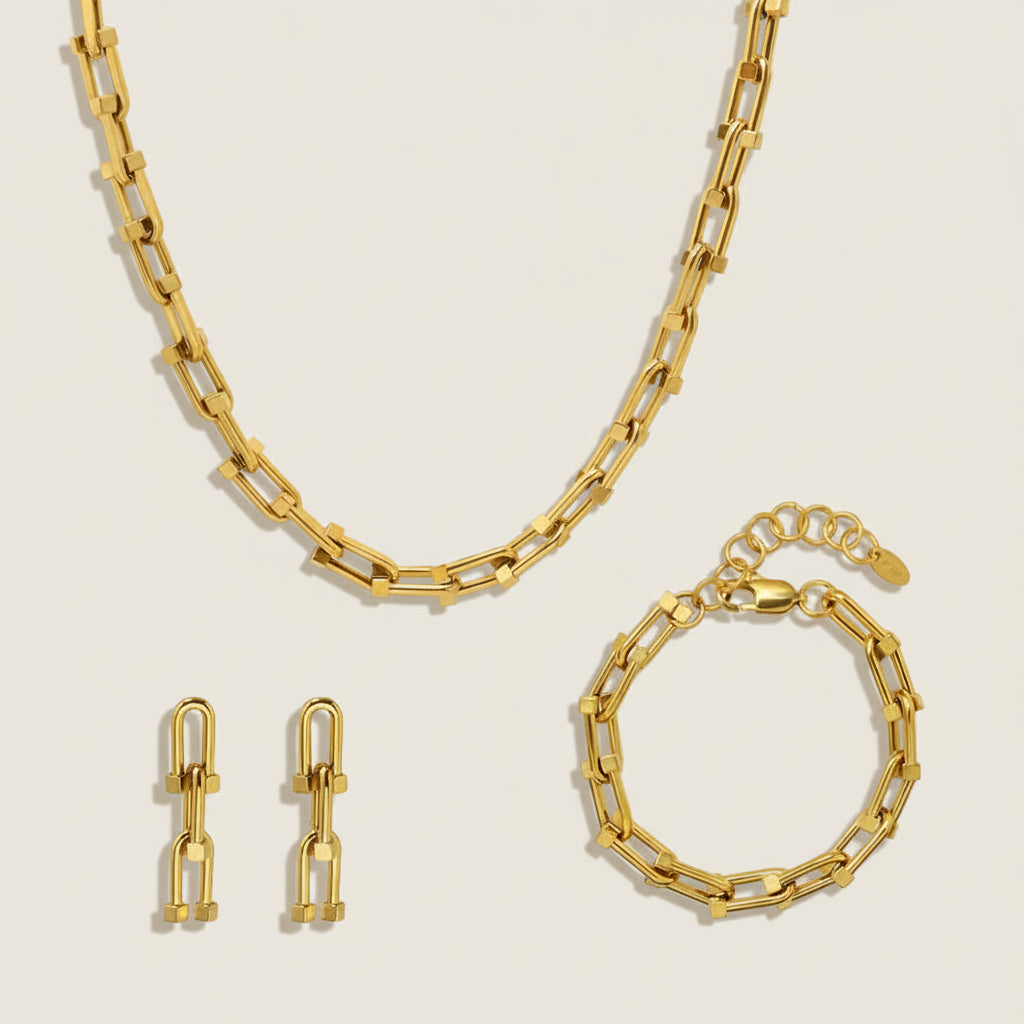 lutche-minimalist-necklace-earrings-bracelet-set