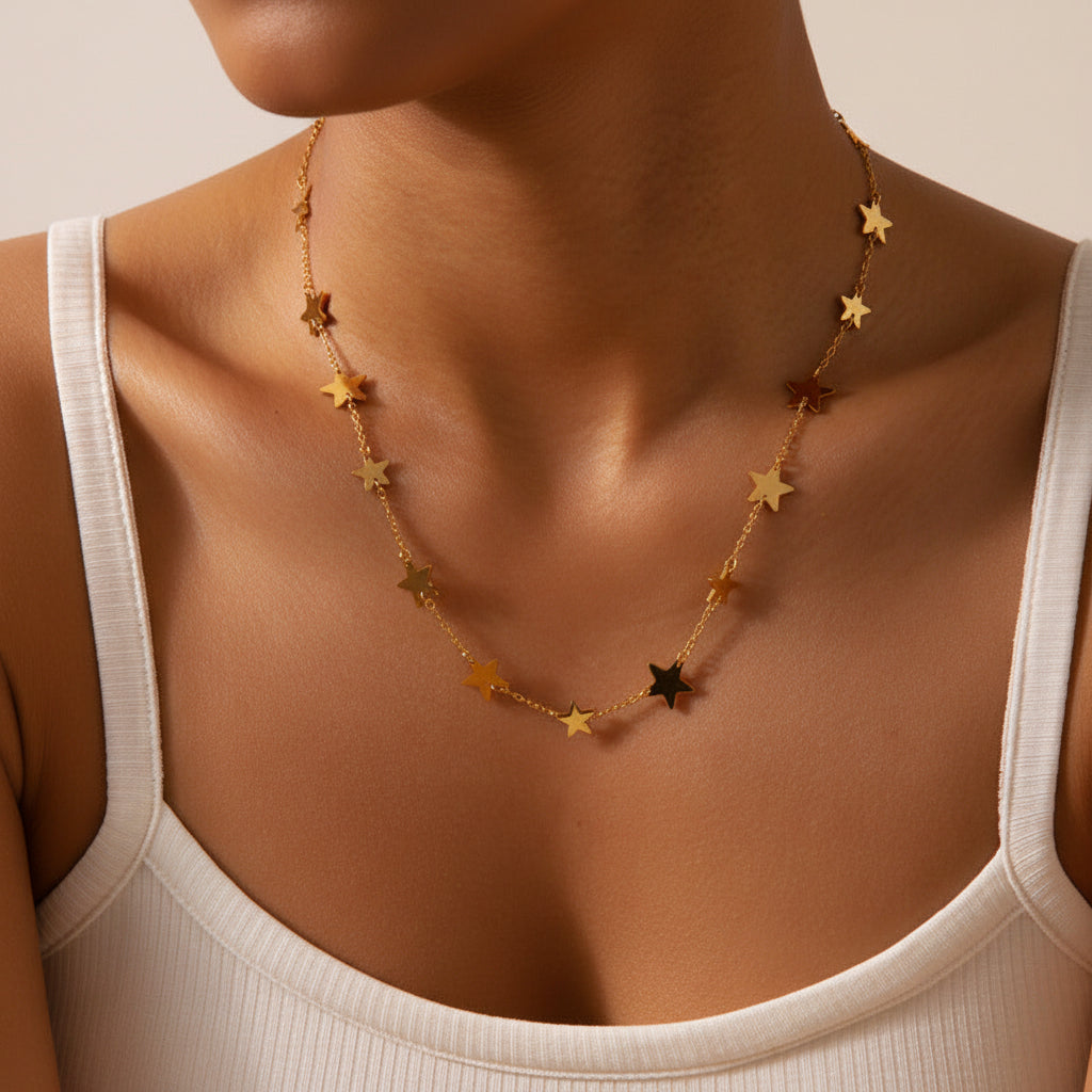 lutche-minimalist-necklace-star-chain-2