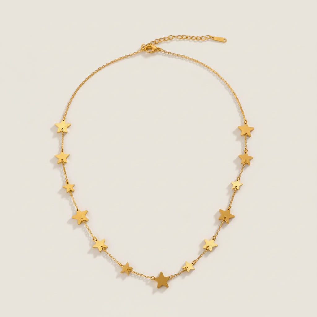 lutche-minimalist-necklace-star-chain