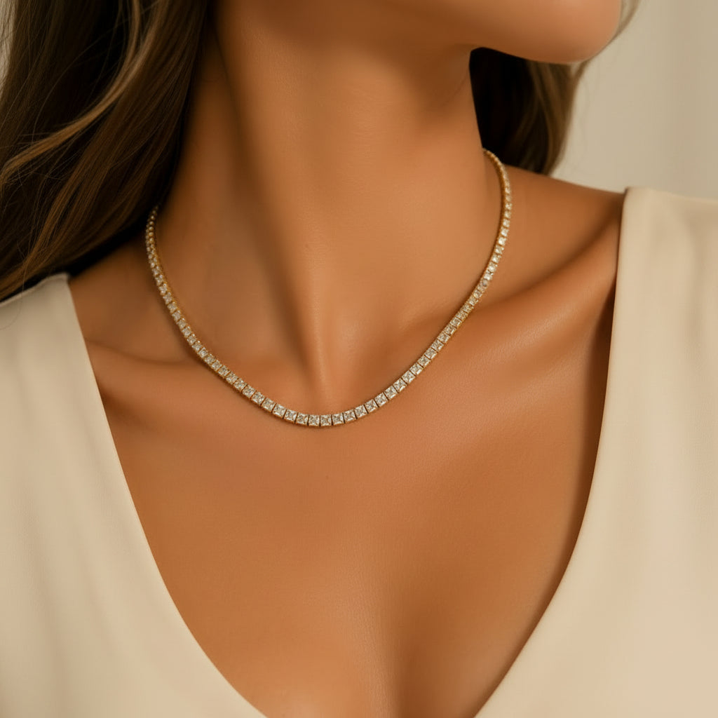 Radiant Tennis Necklace
