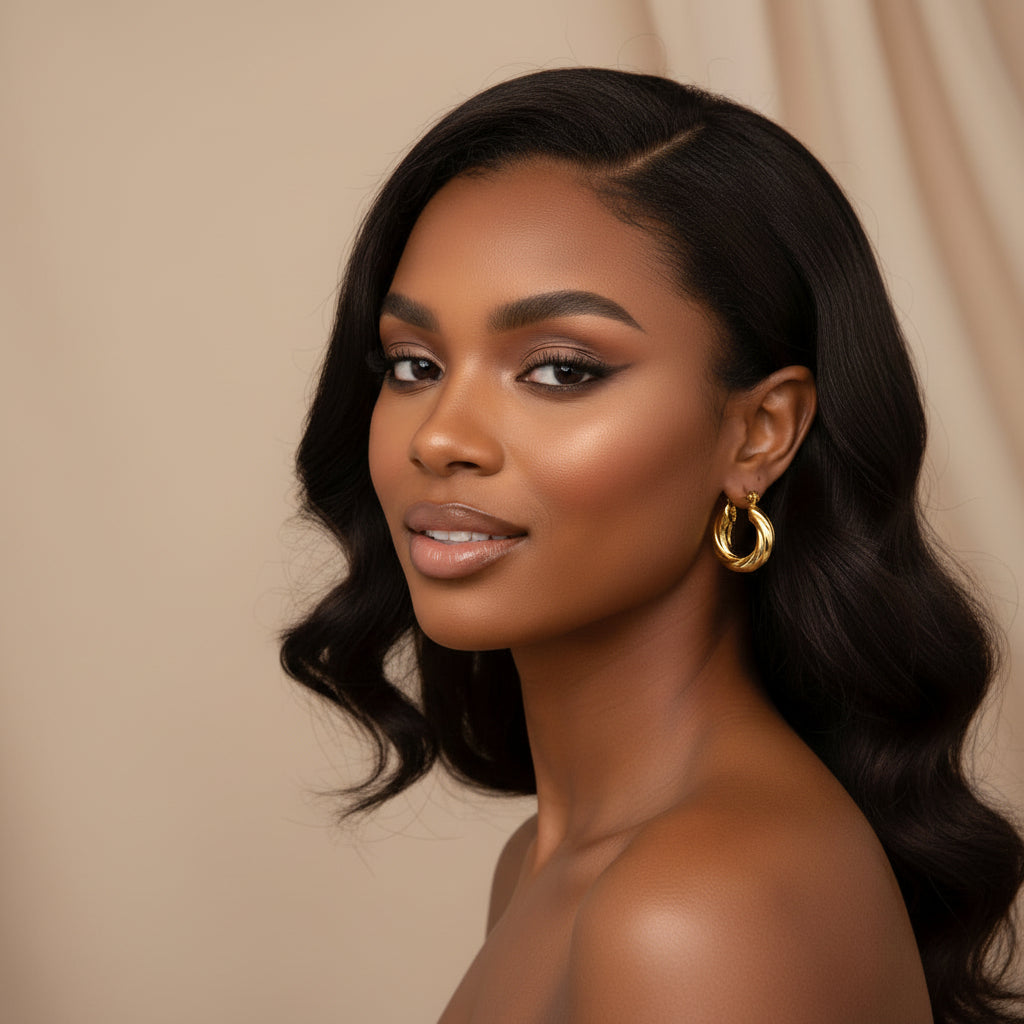 Twisted Hoop Earrings