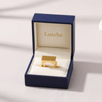 Gold Plated Adjustable Signet Ring