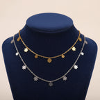 Daisy Charm Gold Necklace