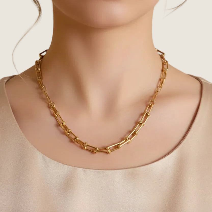 Modern Link Necklace