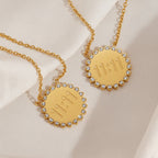 18k Gold Plated 11:11 Necklace with Zirconia