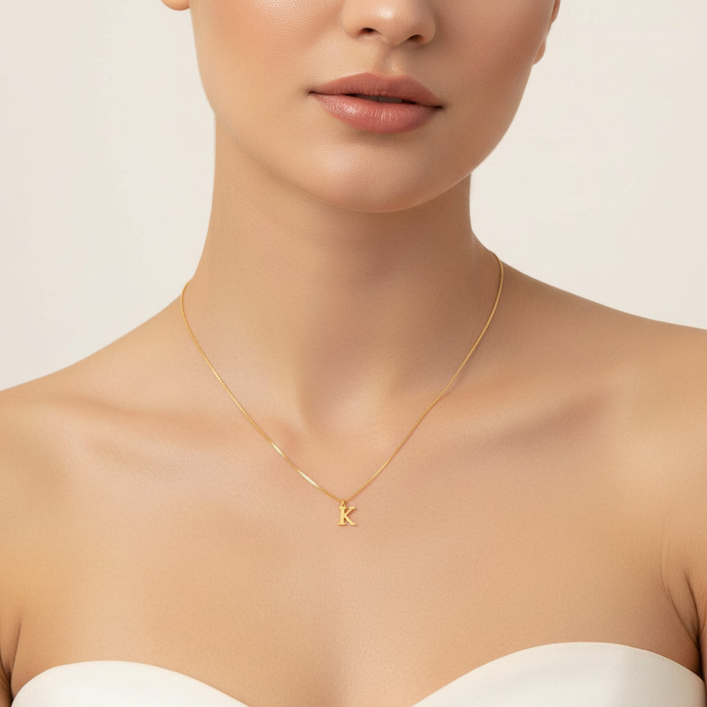 Initial letters Necklaces.