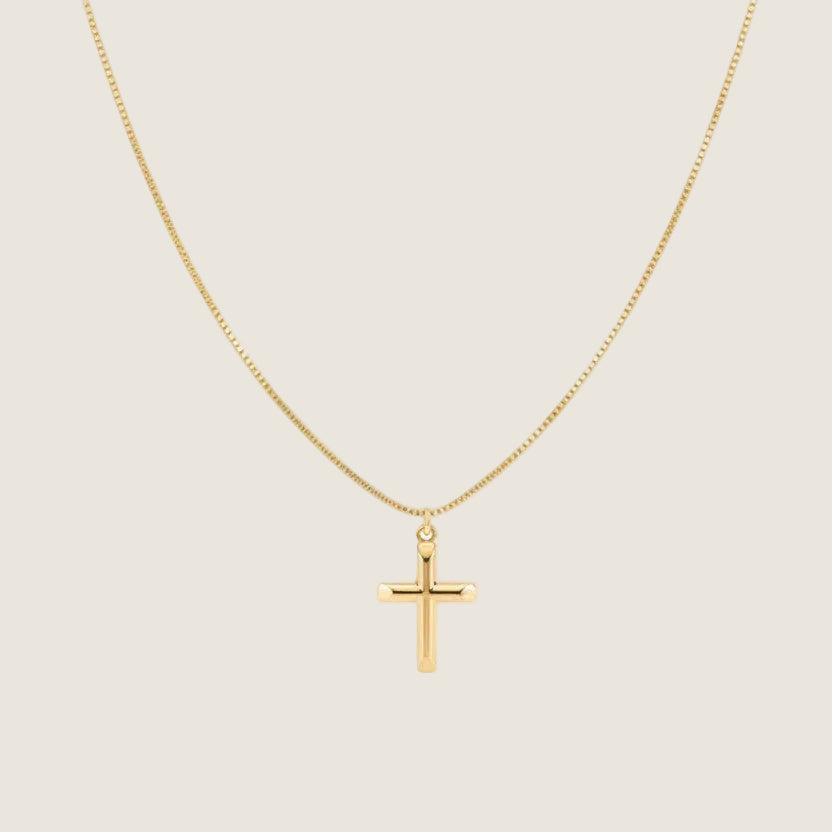 Gold Plated Cross Necklace, Timeless Faith & Elegance