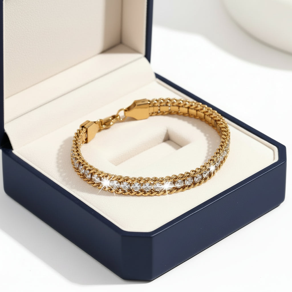 Bracelet With Zirconia Stones