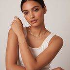 Gold Daisy Flower Necklace