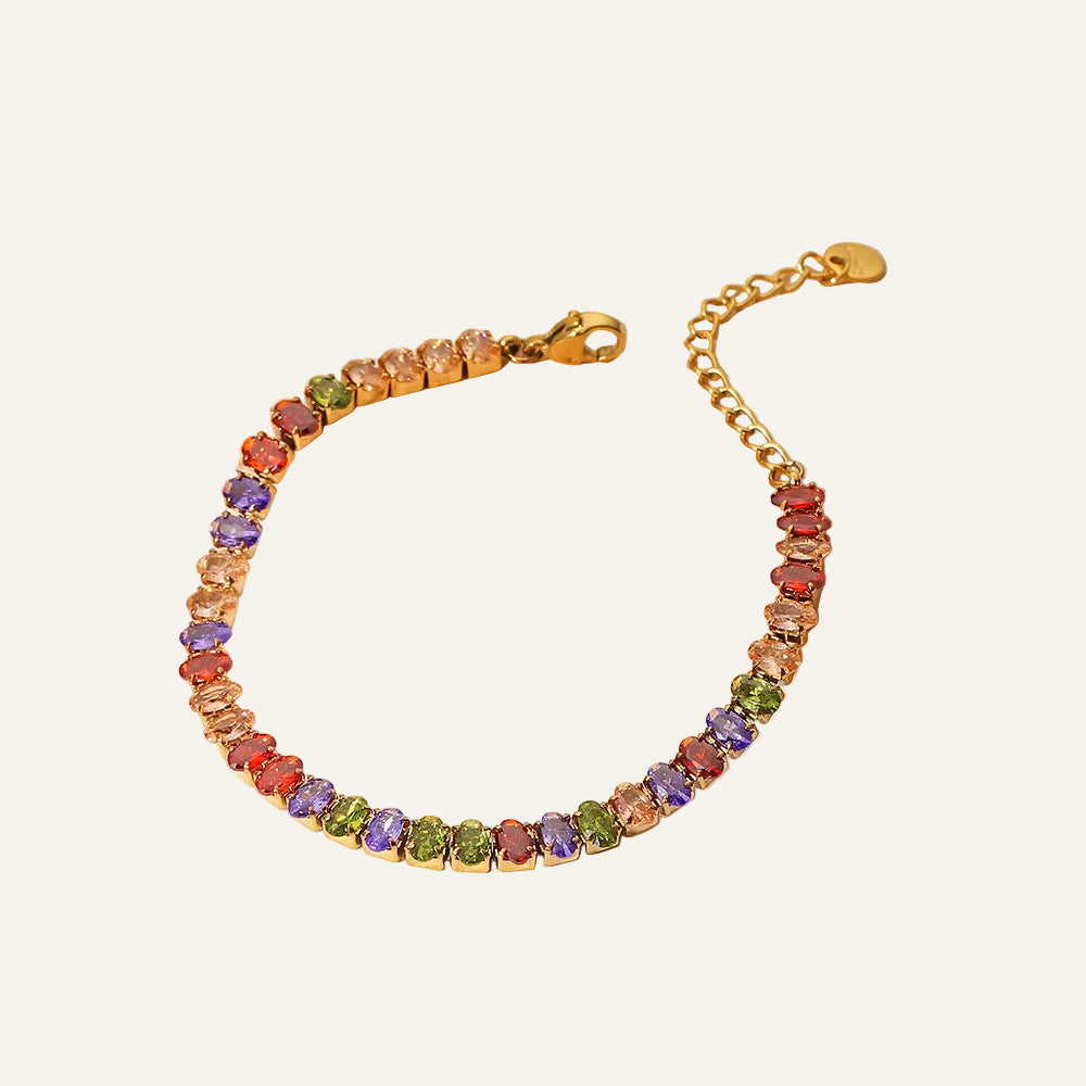 Multicolor Gemstone Bracelet