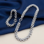 Bold Link Necklace & Bracelet Set