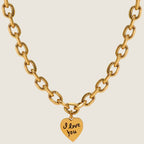 18K Gold Plated chain Necklace with polished finish