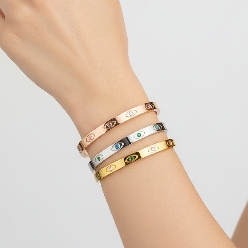 Crystal Bangle Bracelet