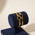 Black Onix Bangle Bracelet