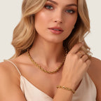 Classic Rope Chain Necklace Set