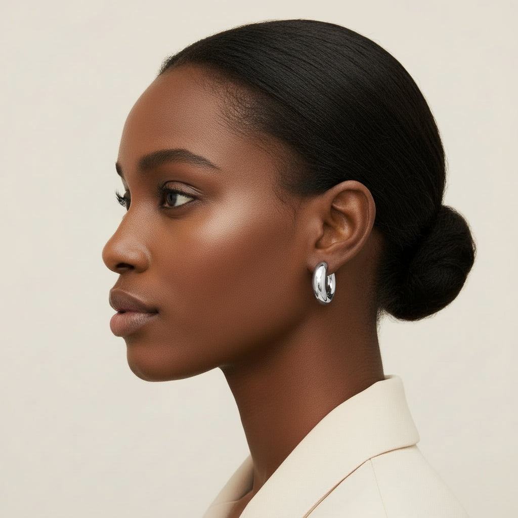 Sculptural Hoop Earrings