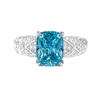 925 Sterling Silver Paraiba Tourmaline Gemstone Ring