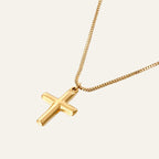 Gold Plated Cross Necklace, Timeless Faith & Elegance