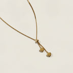 Adjustable Heart Drop Necklace