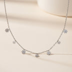 Daisy Charm Gold Necklace