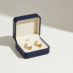 Sculptural Curve Stud Earrings