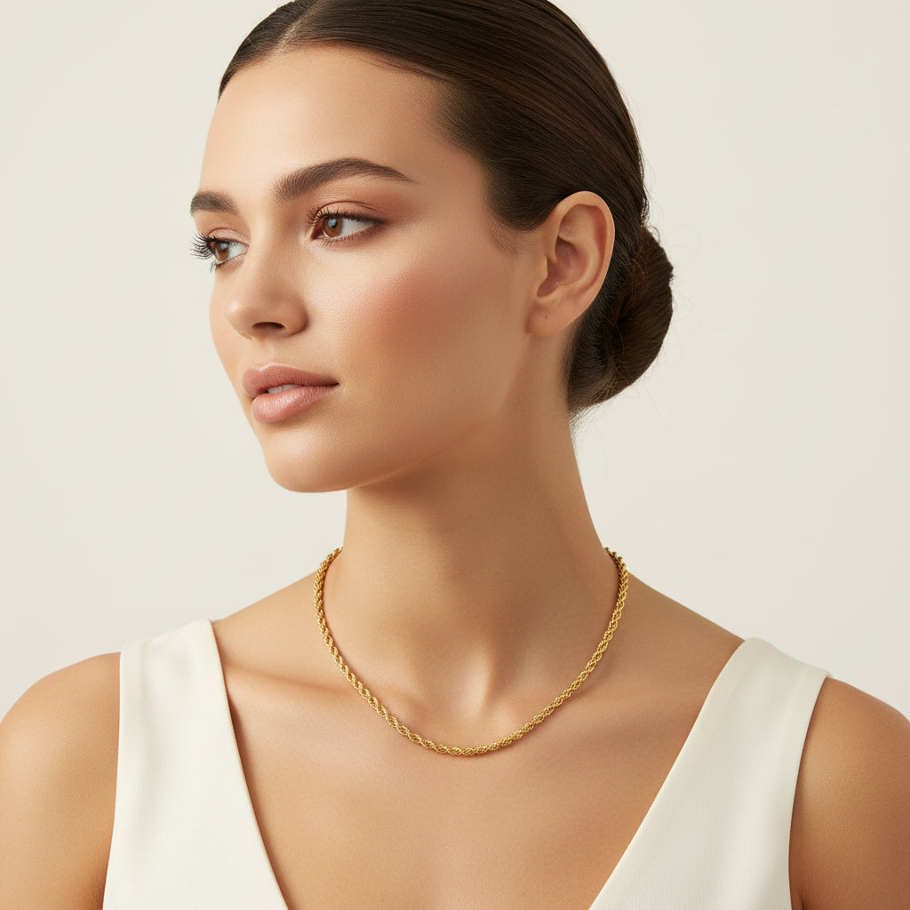 Love Rope Chain Necklace