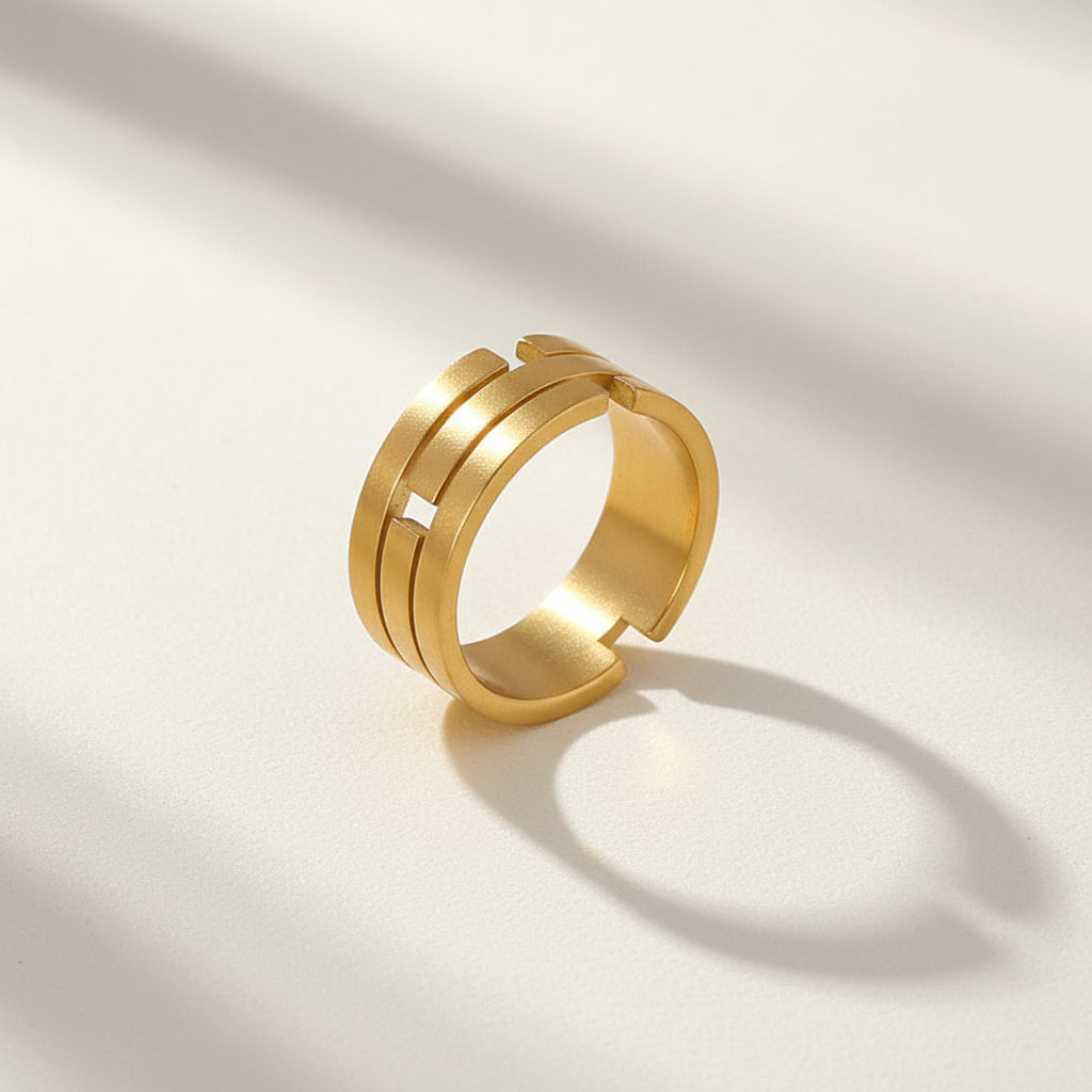 Minimalist Modern Band Ring