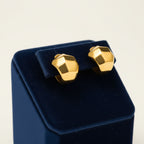 Sculpted Gold Stud Earrings