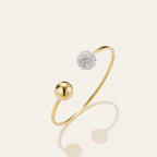 Open Bangle Zirconia Detail