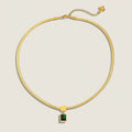 Emerald Green Pendant Necklace