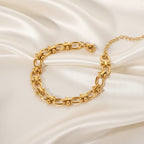 18K Gold Plated Adjustable Link Bracelet