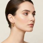 Sculptural Curve Stud Earrings