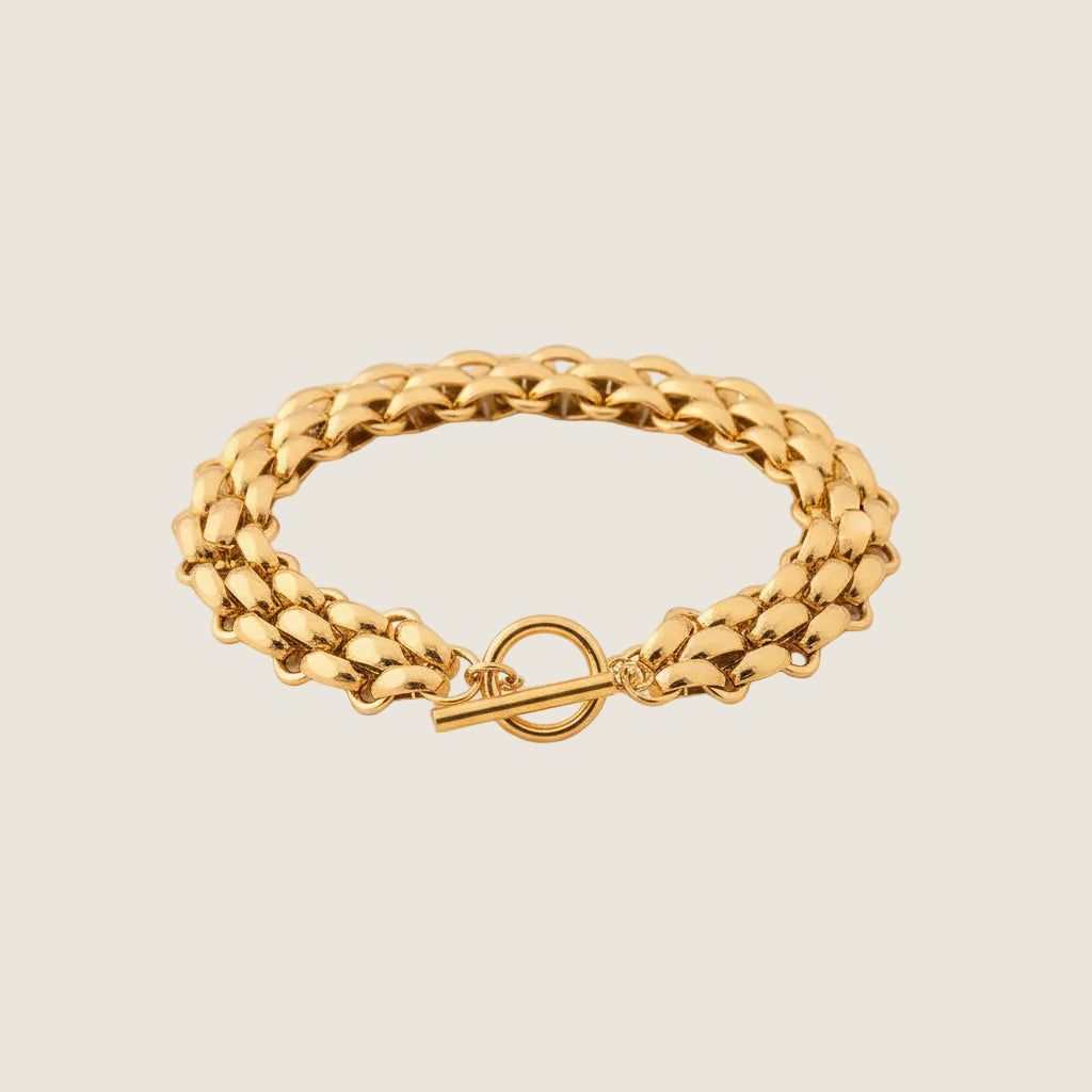 Bold Link Necklace & Bracelet Set