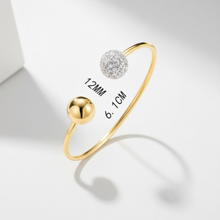 Open Bangle Zirconia Detail